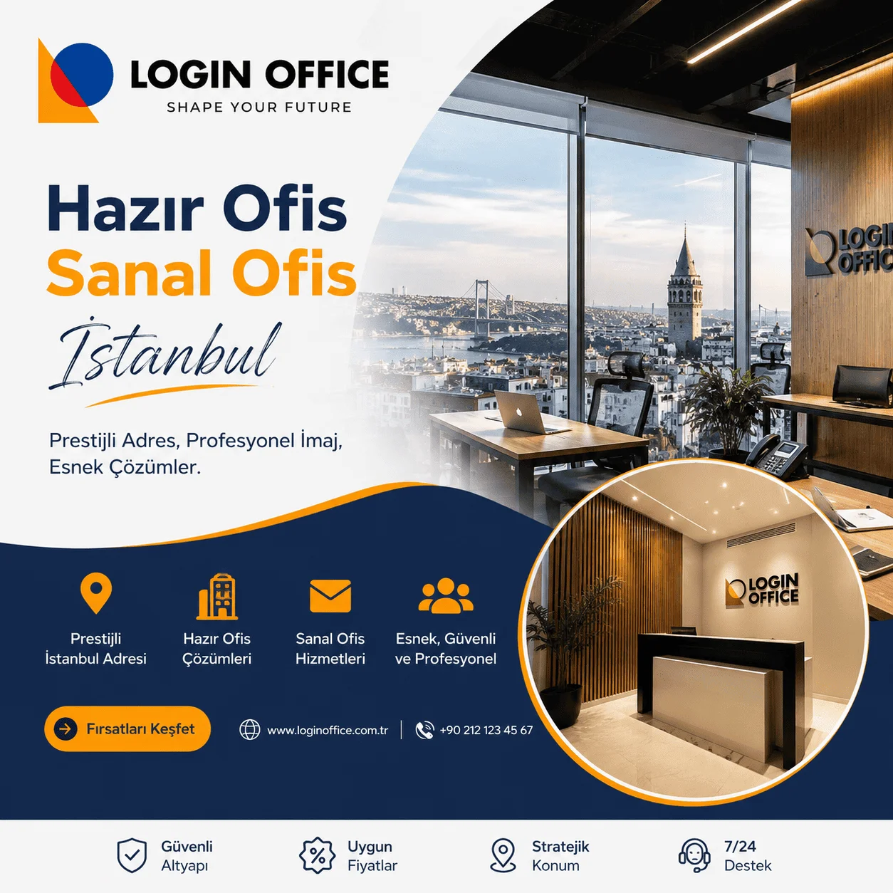LOGIN OFFICE & Hazır Ofis - Sanal Ofis İstanbul