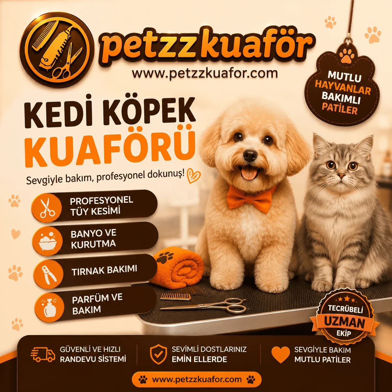 Pet Kuaför | Petzzkuaför Kedi Köpek Kuaförü